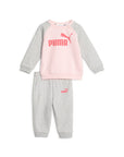 Puma tuta da infant bambina Minicats Ess 846143-24 rosa-grigio