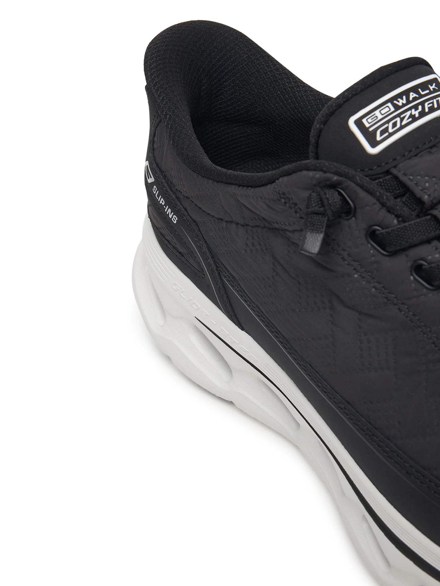 Skechers scarpa sneakers uomo Slip-ins GO WALK Glide-Step 2.0 Cozy Fit Walker 217035/BKW nera