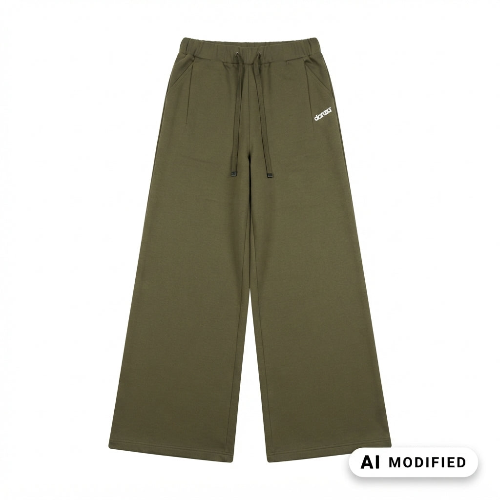 Dimensione Danza pantalone palazzo punto Milano 41D275I20 GQ00 verde