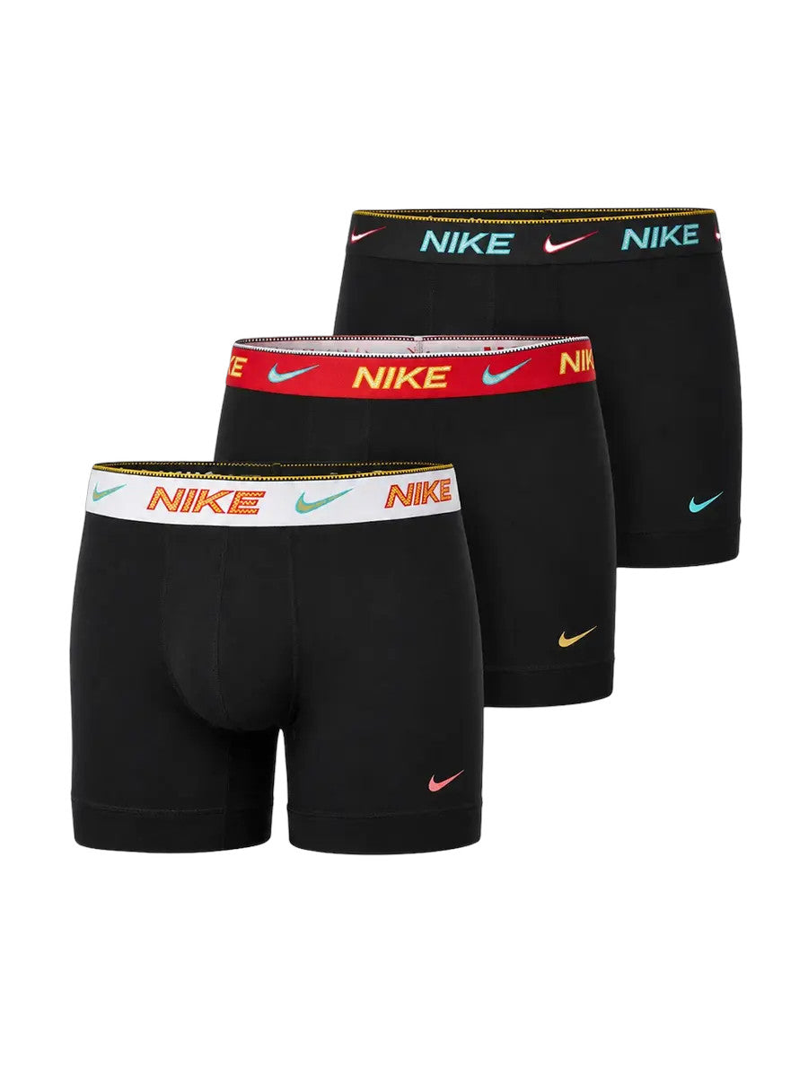 Nike Boxer Uomo Essential Cotton Stretch Nero Confezione 3 Pezzi KE1284-EX3 nero