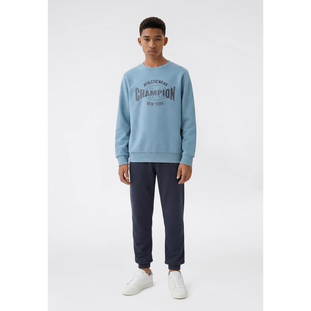 Champion tuta sportiva junior Crewneck Sweatsuit 307263-BS230 celeste