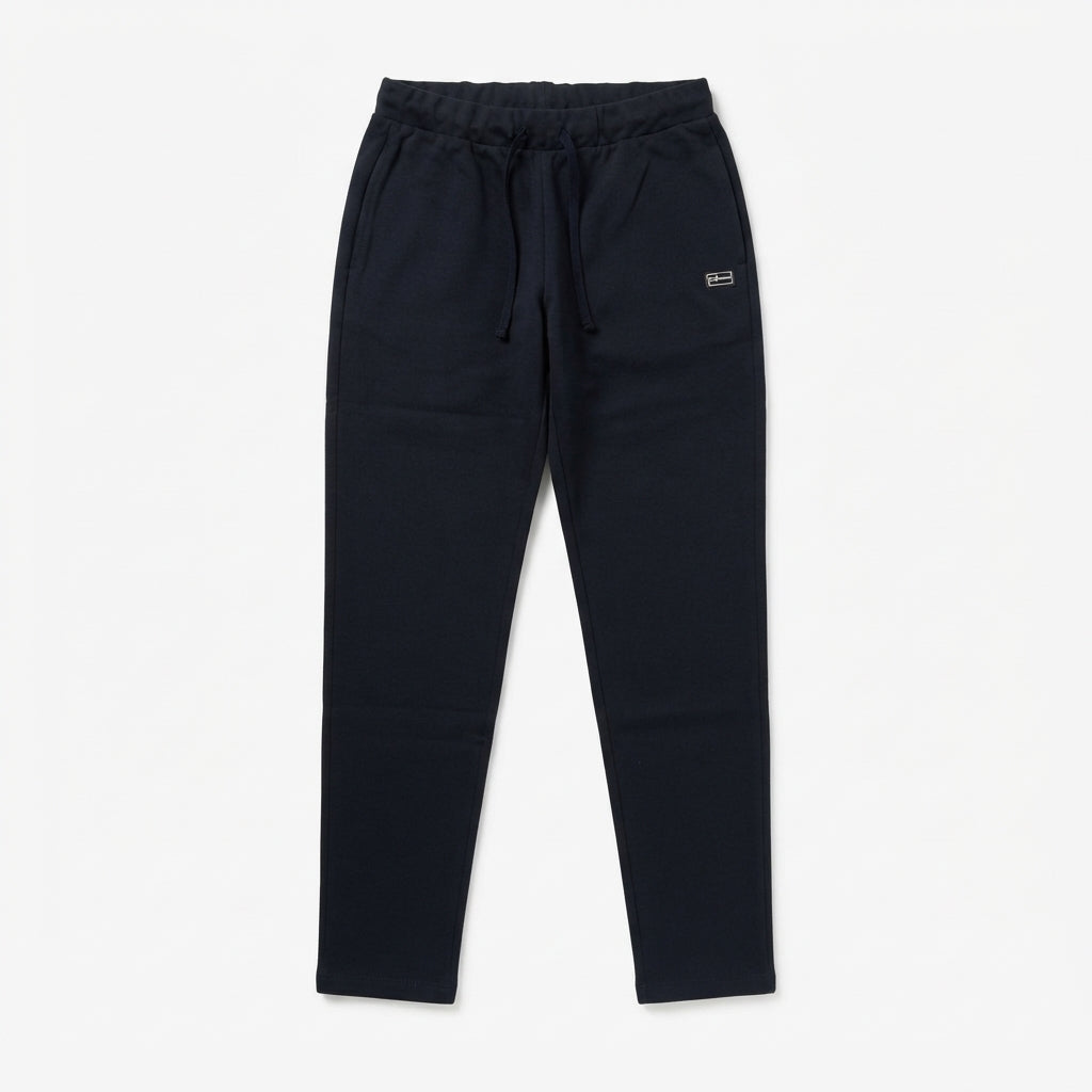 Hangar93 pantalone sportivo da uomo in cotone felpato Z805D blu