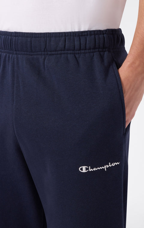 Champion pantalone sportivo da uomo in cotone felpato 221801-BS501 blu