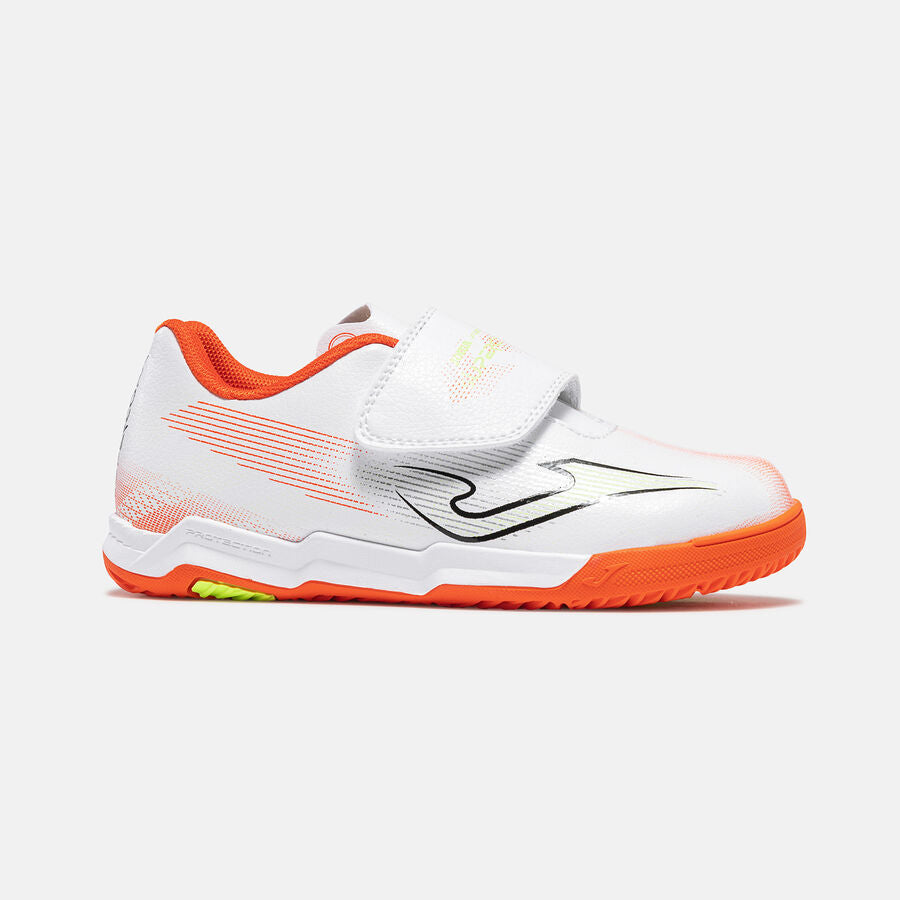 Joma Scarpa da calcetto junior Supercopa 26 con velcro - SCJW2602INV bianco