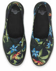 Dr. Martens scarpa ballerina in tela da donna Morada Hawaiian Floral T Canvas 16576002 nero