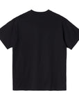 Carhartt T-shirt manica corta da uomo S/S Script Embroidery I030435 0D2 black