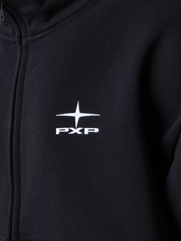 PXP Felpa uomo con zip e collo alto Essentials 2633209 BK nera