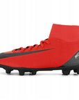 Nike scarpa da calcio da uomo Superfly 6 Club CR7 FG/MG AJ3545 600 cremisi-nero