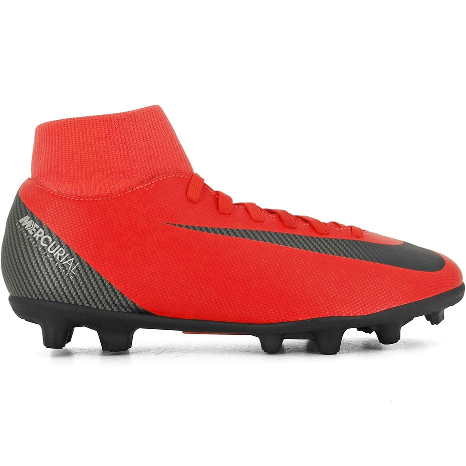 Nike scarpa da calcio da uomo Superfly 6 Club CR7 FG/MG AJ3545 600 cremisi-nero