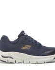 Skechers scarpa sneakers da uomo con tomaia traspirante Arch Fit 232040 NVY blu