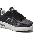 Skechers scarpa sportiva da walking e fitness da uomo Skyline Alphaborne 52650 BKW black