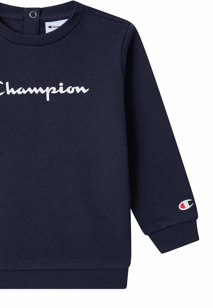 Champion tuta sportiva infant in cotone felpato 307327-BS501 verde