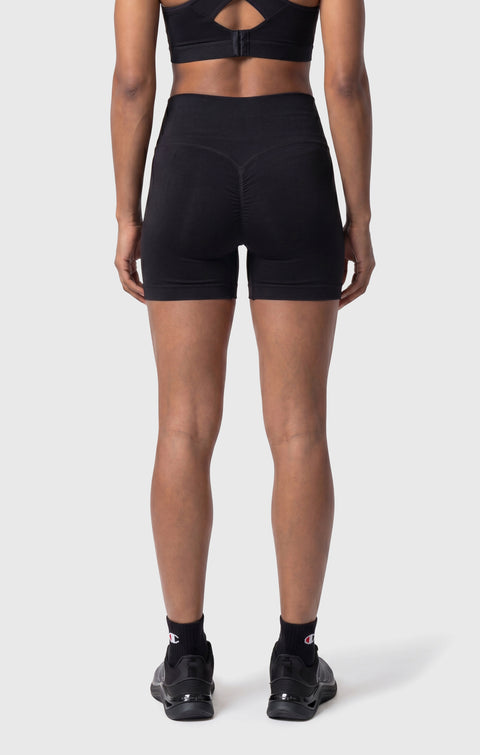 Champion Pantaloncino 119094-KK001 Donna Nero - Allenamento Seamless