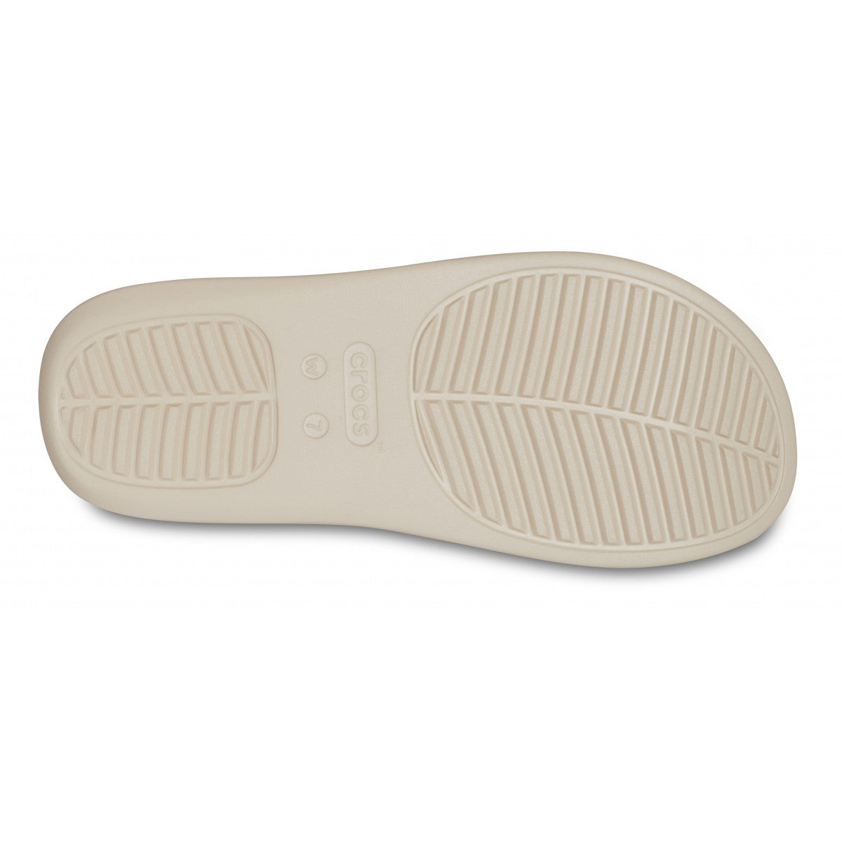 Crocs sandalo infradito da donna Getaway Platform Flip 209410-160 stucco