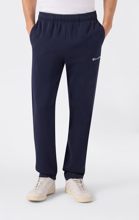 Champion pantalone sportivo da uomo in cotone felpato 221801-BS501 blu