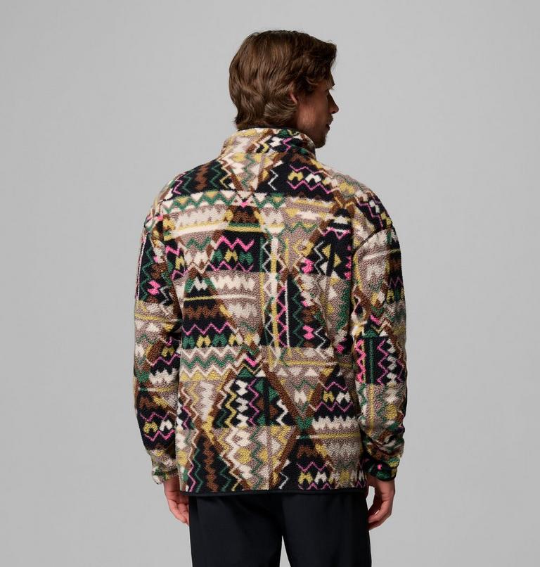 Columbia  PILE da uomo HELVETIA™ II PRINTED HALF SNAP FLEECE 2098461 012 multicolore