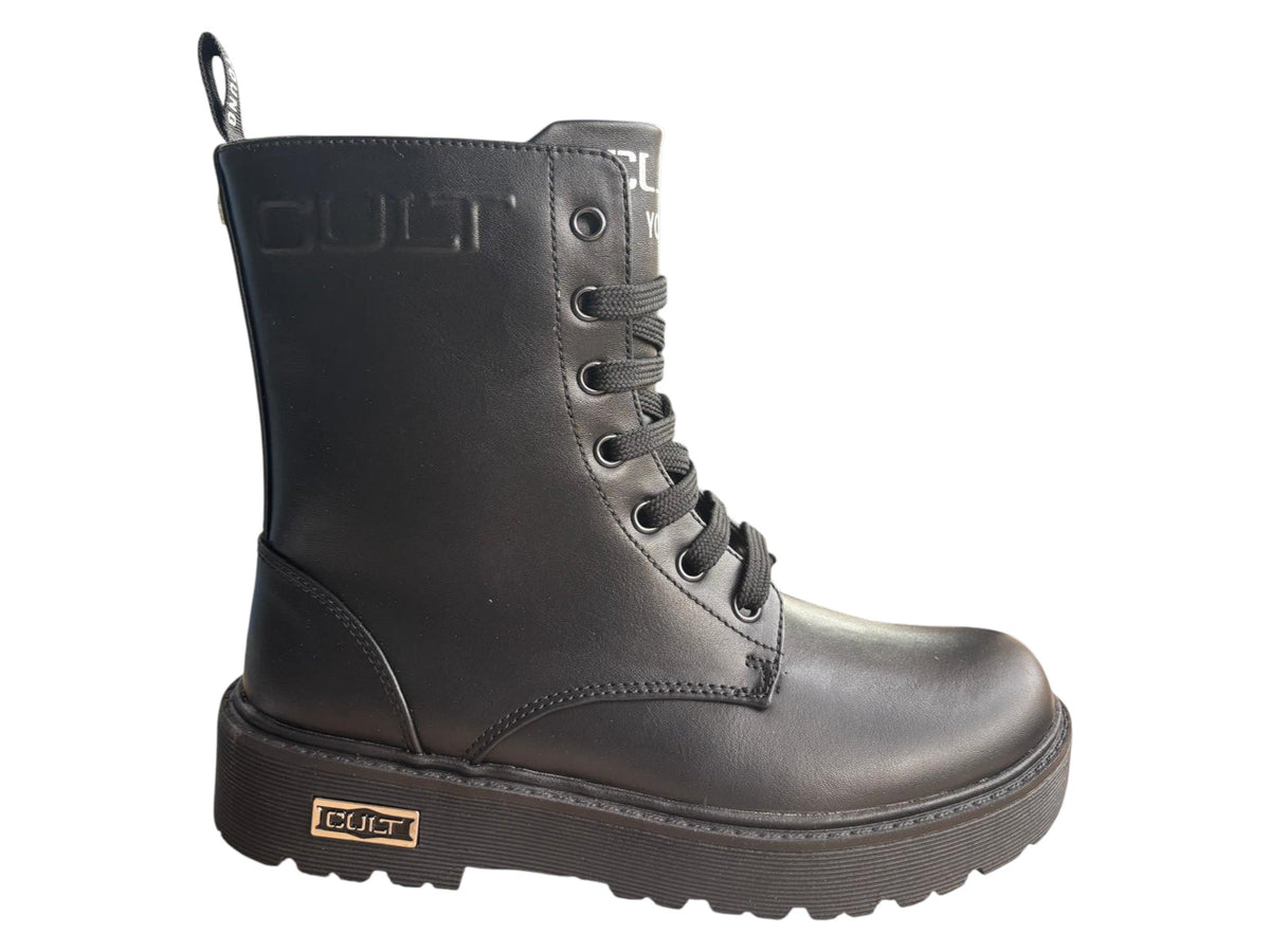 Cult stivale junior con cerniera laterale T-720 nero