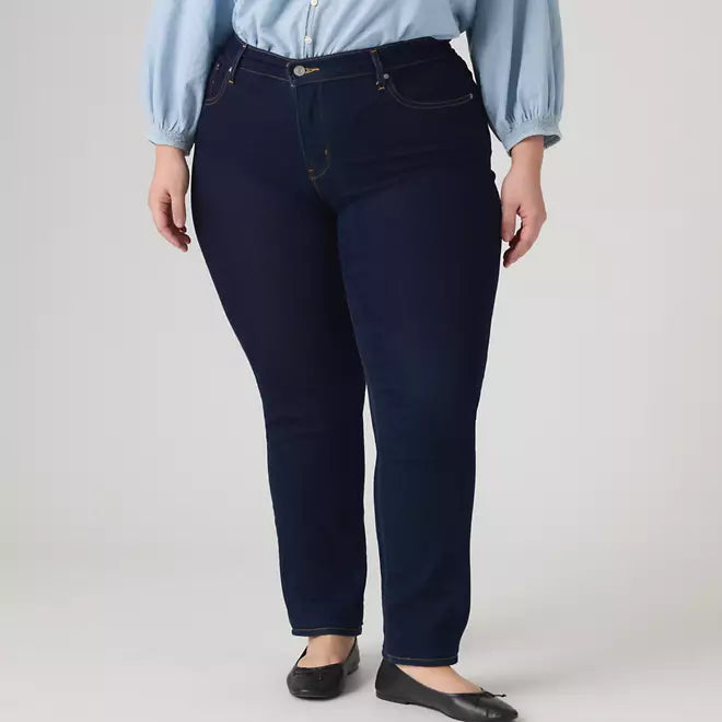 Levi's pantalone jeans da donna 314™ dritti modellanti per taglie forti 196410003 blu