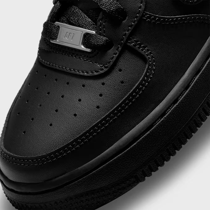 Nike Air Force 1 Leather sneakers da junior unisex DH2920-001 nera