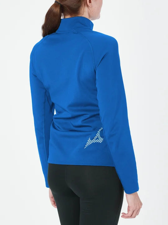 Mizuno maglia running donna TEAM WARMER TOP U2ECB760 22 azzurro