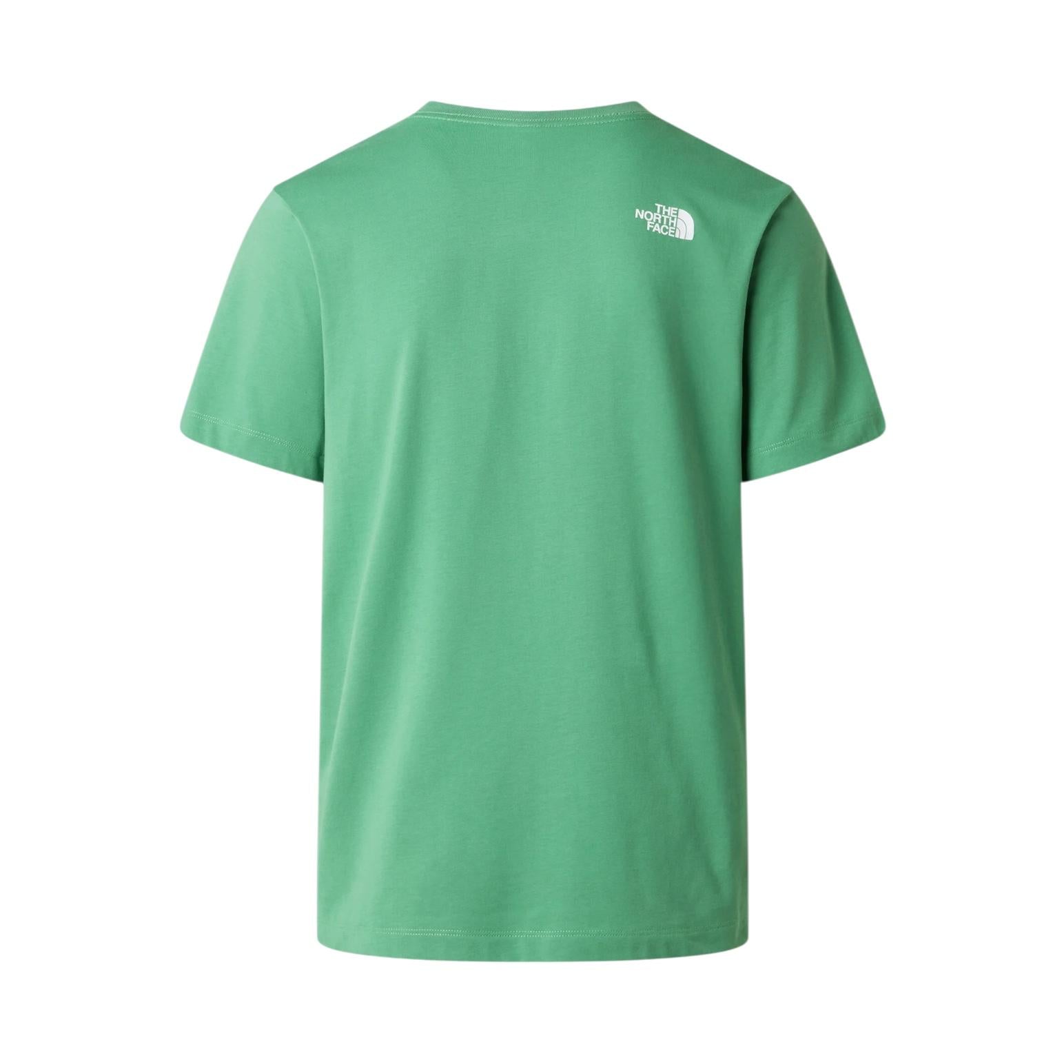 The North Face maglietta manica corta da uomo Evolution Half Dome Regular NF0A8B6JG57 Verde