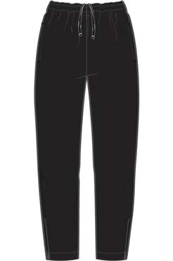 Champion pantalone sportivo donna con cerniera alla caviglia Straight Hem 118852-KK001 nero