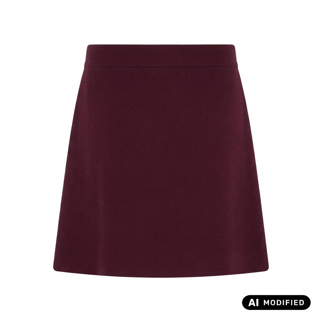 Griffai gonna da donna con bottoni in viscosa finezza 7 DGF6995 bordeaux