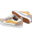 vans scarpa sneakers da uomo Knu Skool VN0009QC0BP multicolore-beige-ocra