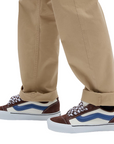 vans scarpa sneakers da uomo Knu Skool VN0009QCDMV marroncino-beige-blu