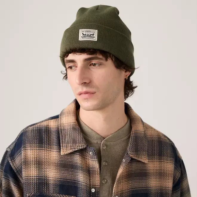 Levi's cappello Embarcadero Beanie 007Z10001 verde