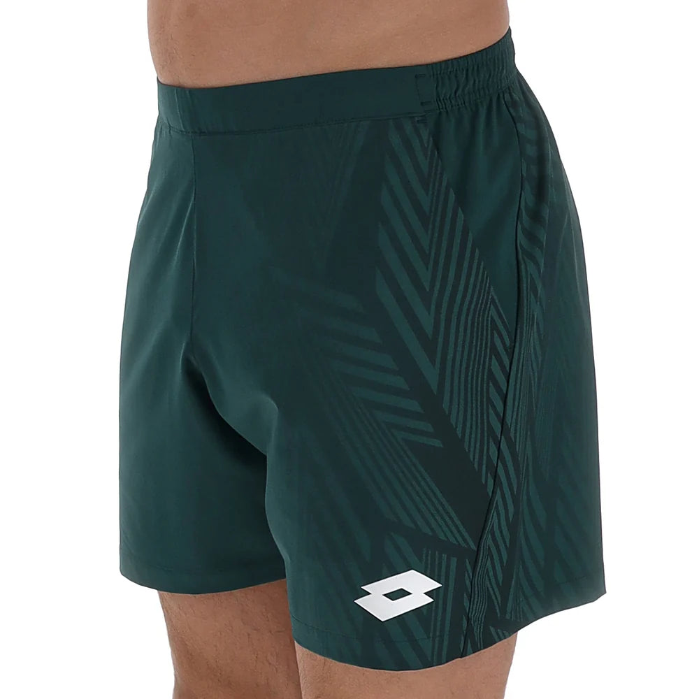 Lotto Tech V D1 Short7 223335 ERO Uomo Verde - Pantaloncini Tennis