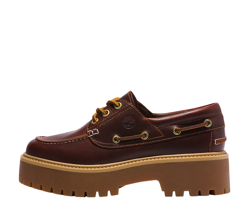 Timberland Scarpa Nautica Donna Stone Street TB0A2QDMD57 Marrone Scuro Plateau