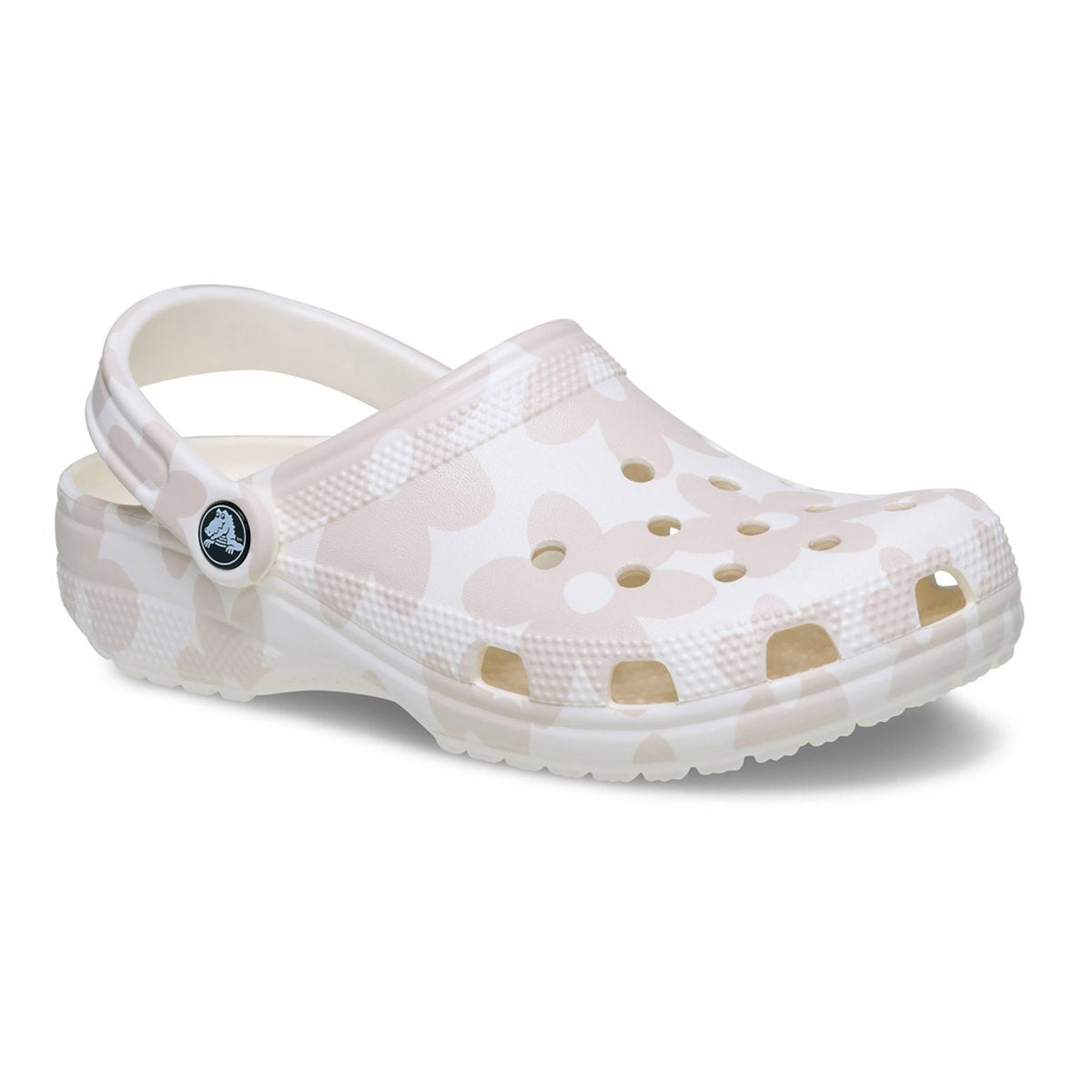 Croca sandalo da donna Classic Pop Petals Clog 214090-0PZ  gesso