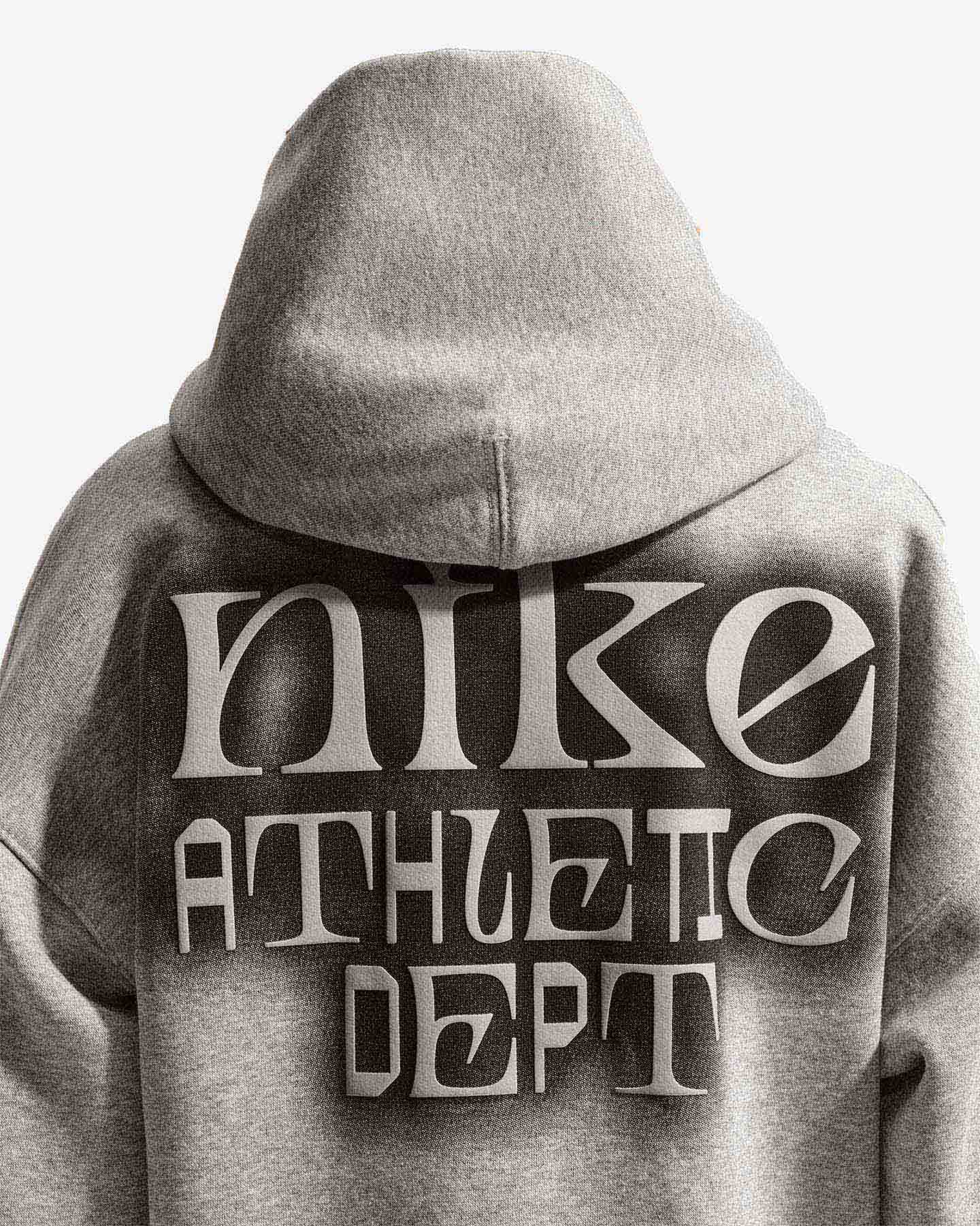 Nike Felpa  oversize junior con cappuccio Sportswear Club Fleece Back Print IO1683-063 grigia