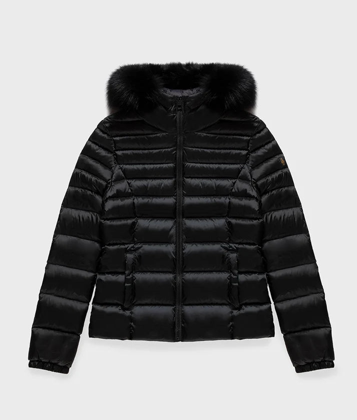 RefrigiWear MEAD FUR JACKET W97618 G06000 Donna Nero - Piumino
