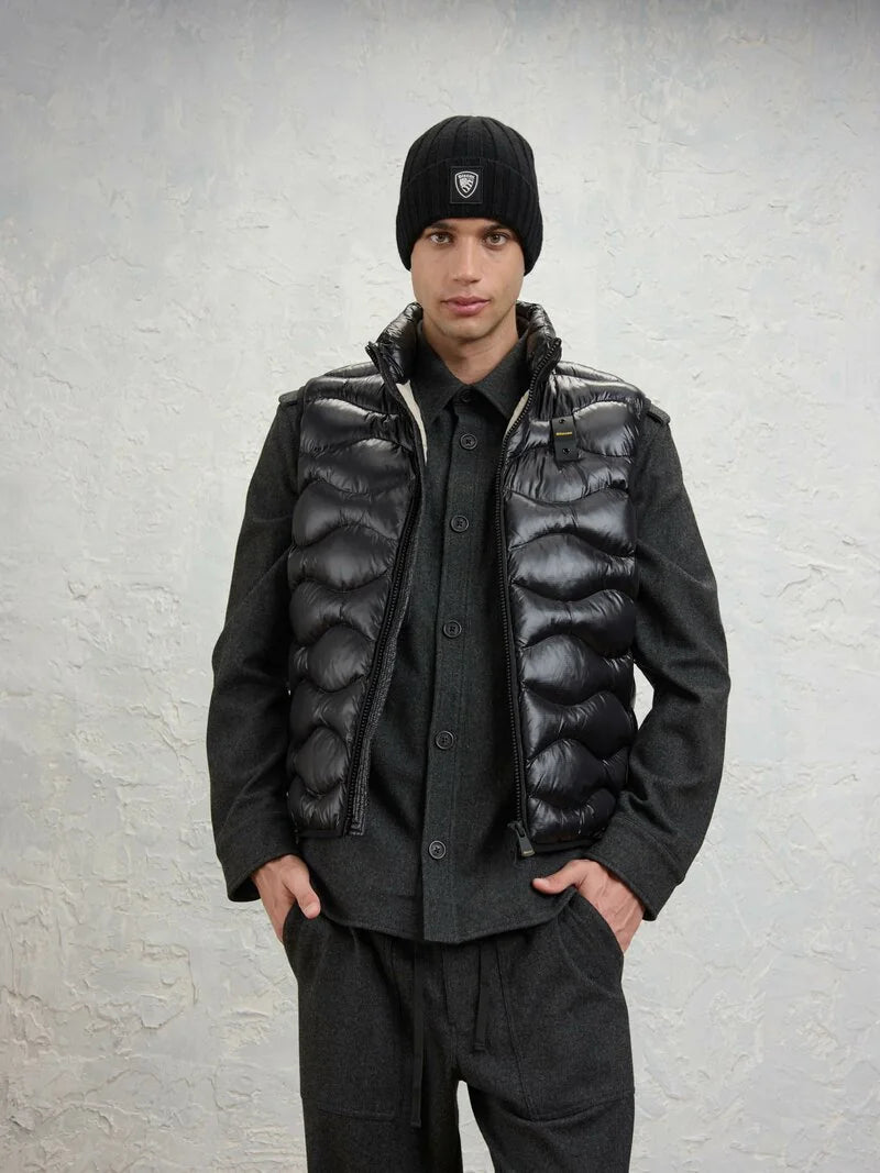 Blauer SMANICATO IMBOTTITO OVATTA TERMICA DANNY 26WBLUX02055 005958 999 nero
