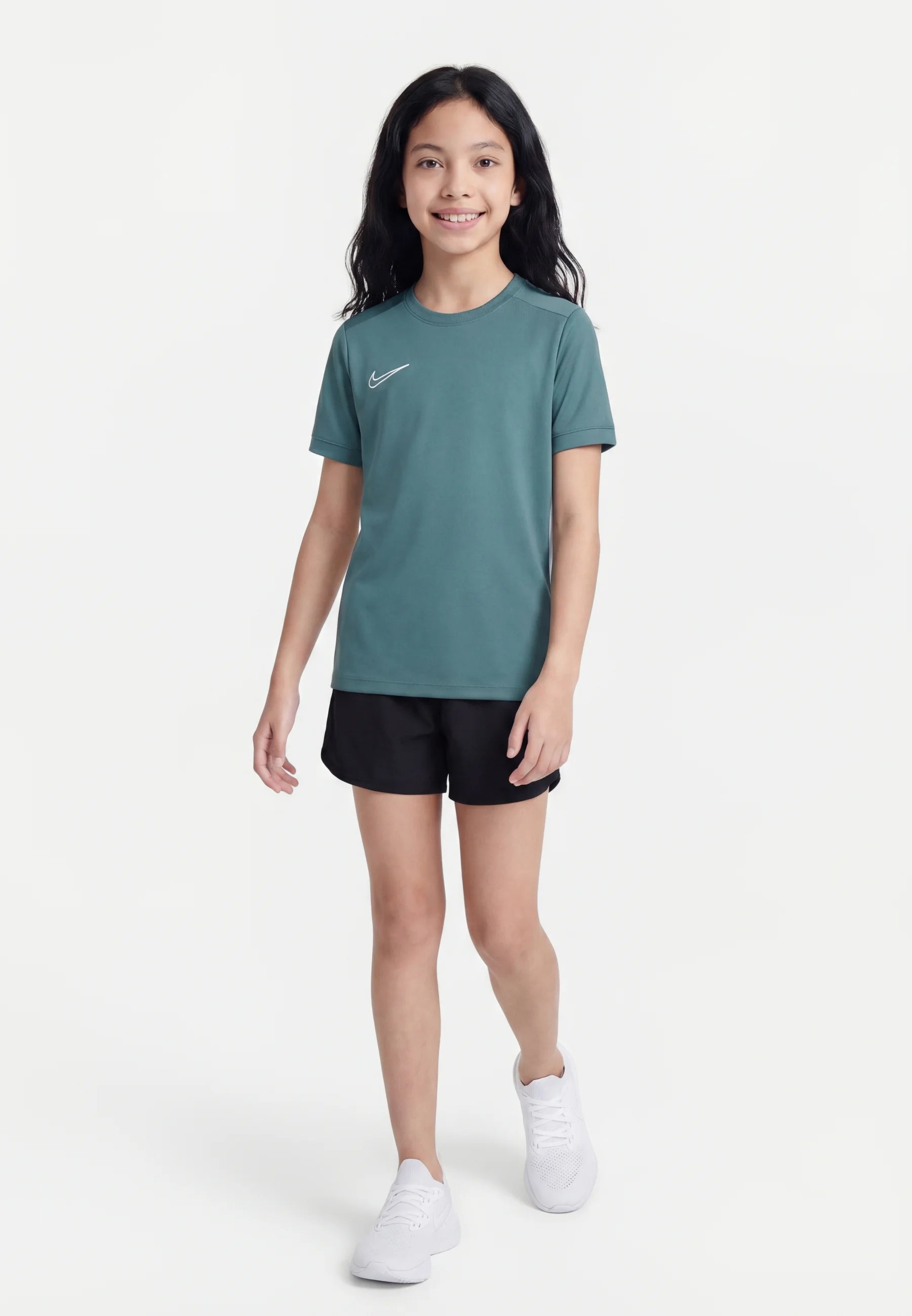 Nike Maglia da calcio junior manica corta Dri-FIT Academy HJ3716-382 Mineral Slate