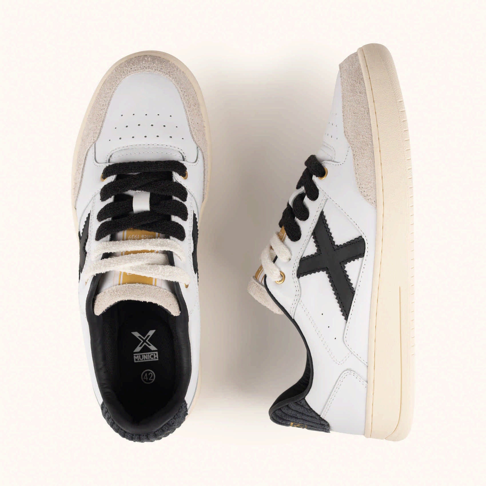 Munich scarpa sneakers uomo LEGIT 120 8908120 bianco-nero