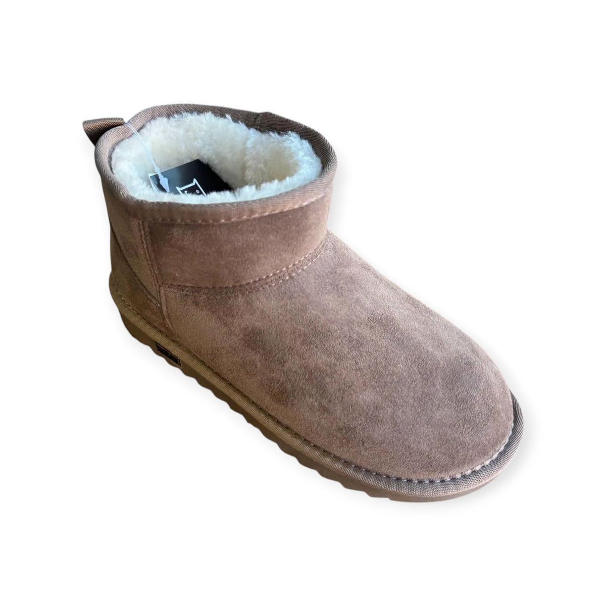 Cult stivaletto junior con pelliccia T770 tortora