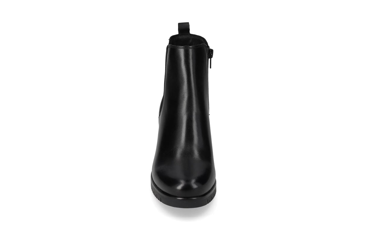 Valleverde stivaletto donna con elastico alla caviglia 47662 nero