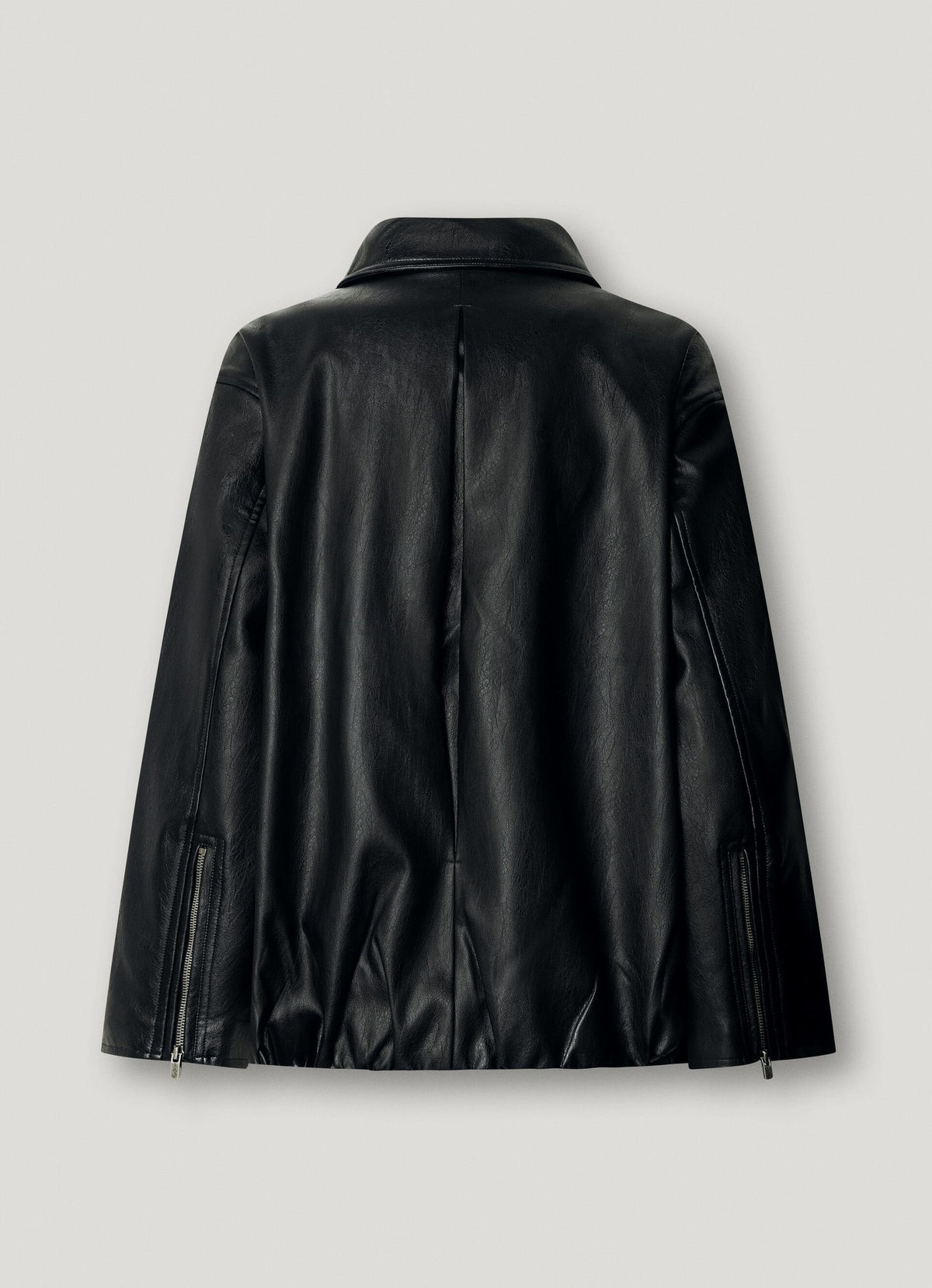 Pepe Jeans giacca in pelle sintetica Lina PL4024525 nera