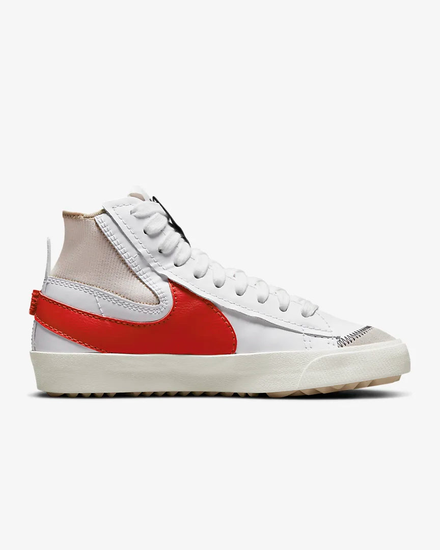 Nike sneakers alta unisex Blazer Mid &#39;77 Jumbo DD3111 102 white-rattan-habanero red