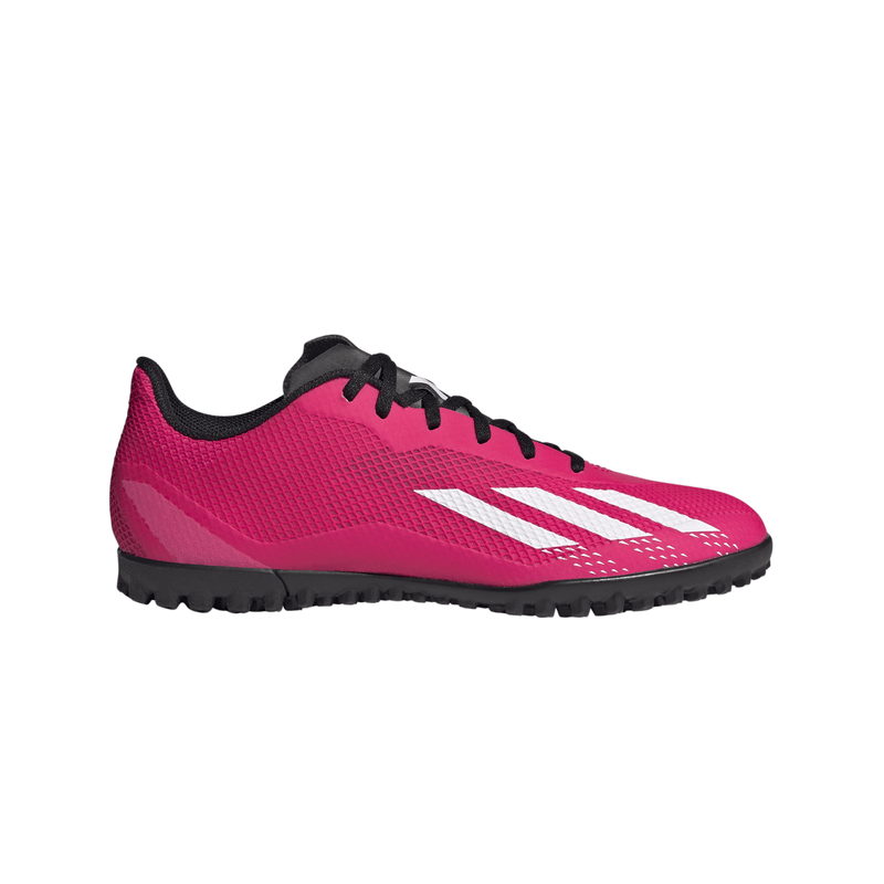 Adidas scarpa da calcetto unisex X Speedportal.4 TF GZ2445 rosa shock- bianco-nero