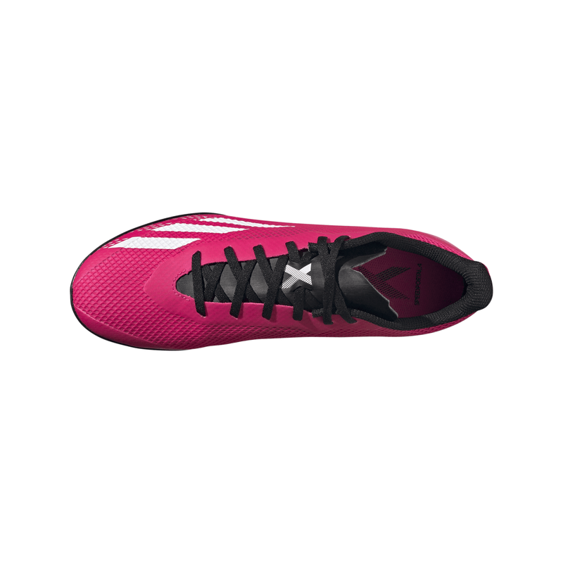 Adidas scarpa da calcetto unisex X Speedportal.4 TF GZ2445 rosa shock- bianco-nero