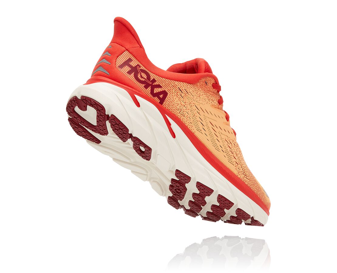 Hoka One One scarpa da corsa da uomo Clifton 8 1119393/FBOR rosso arancio