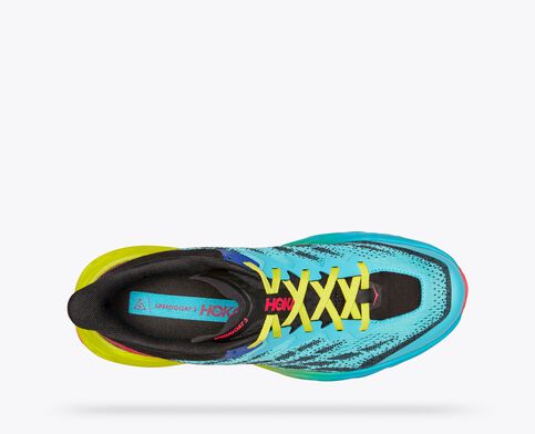 Hoka One One Speedgoat 5 scarpa da trail da uomo 1123157/SBBK scuba blu-black