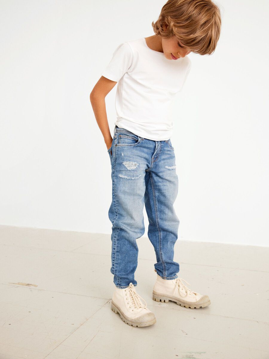 name it pantalone jeans da ragazzo Chris 13197236 medium blue denim