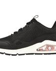 Skechers sneakers da donna Uno 2 Traveler 155640/BLK black