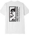 Obey maglietta manica corta Half Face Icon 165263357 bianco