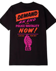 Obey T-Shirt manica corta End Police Brutality 165263408 black